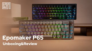 Unboxing] Epomaker P65 | Unboxing, Showcasing, Sound test - YouTube
