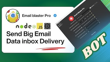 Bulk Email Sender Bot | No SMTP Block | Unlimited Sending SMTP Rotation