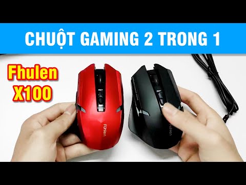 Fuhlen X100 - Chuột gaming không dây giá rẻ dành cho game thủ