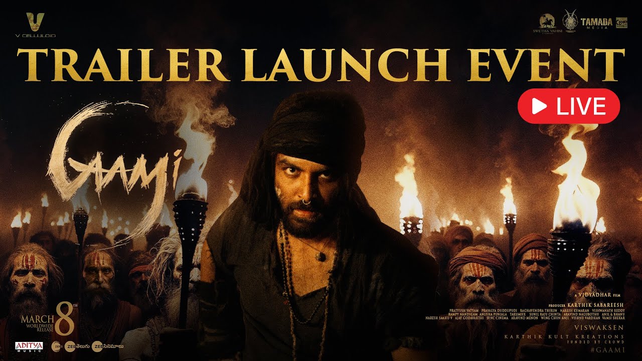 GAAMI Trailer Launch Event LIVE | Vishwak Sen | Chandini Chowdary ...