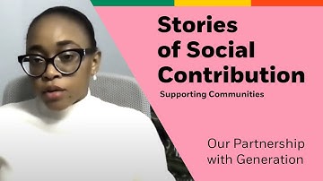 Supporting Communities | Our partnership with Generation