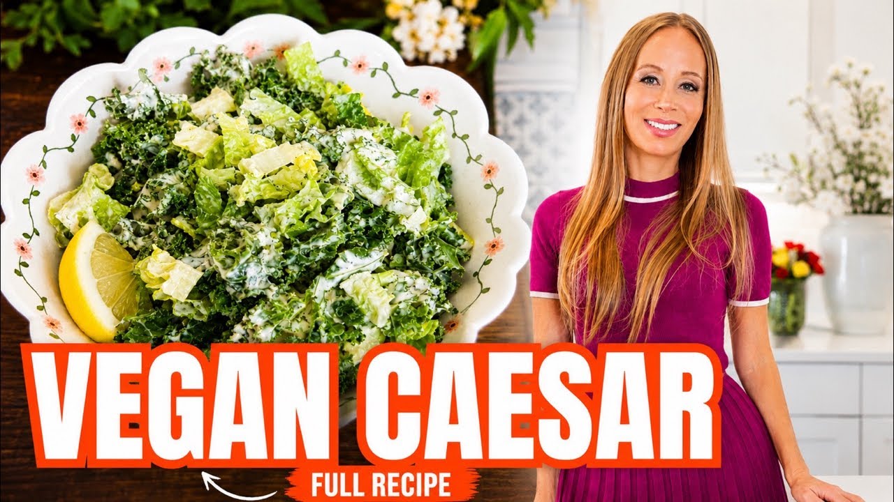 The BEST Vegan Caesar Salad I’ve Ever Made (full recipe)