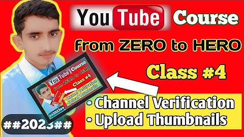 How to upload thumbnail to YouTube videos in mobile | YouTube channel course Class 3 | 2023
