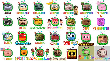 CoComelon Intro With All Celebrities You Know In One Video 😂 part 1