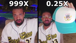 Anita Max Wynn, but it's 0.25x vs 999x speed