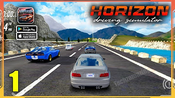 Horizon Driving Simulator: Gameplay Walkthrough Part 1 - Tutorial,(IOS,Android)