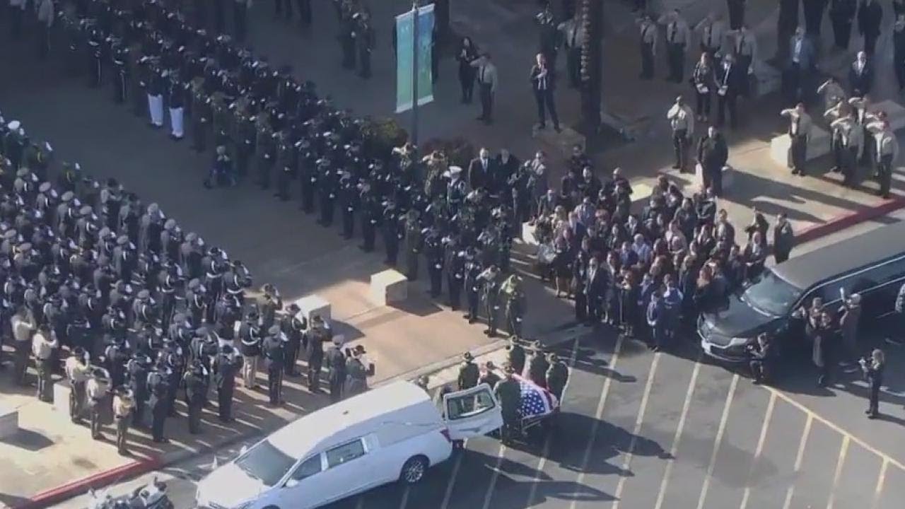 Procession held for fallen Deputy Isaiah Cordero - YouTube