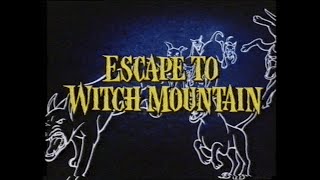 Escape To Witch Mountain Australian Vhs Opening Disney 1988