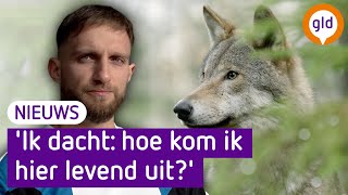 Berkay staat oog in oog met drie wolven en moet vluchten