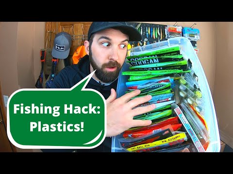 How To Organize Soft Plastics For Kayak And Bank Anglers (Fishing Hacks) 