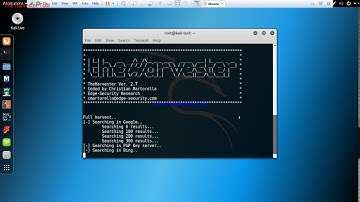 How to use the Harvester tool to obtain sub domains and emails addresses of any domain in kali_Linux