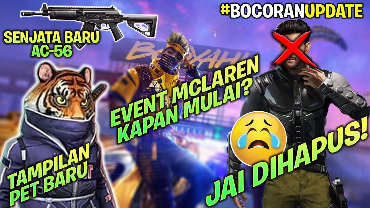 BOCORAN FF! BONGKAR ISI ADVANCE SERVER, EVENT MCLAREN SEGERA HADIR ...