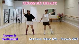 Cross My Heart - Line Dance (Dance & Teach) | Karl-Harry Winson | Regina Cheung