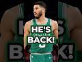 🚨BREAKING: Jayson Tatum Set To Make His Season Debut 🚨 #nba #celtics #shorts