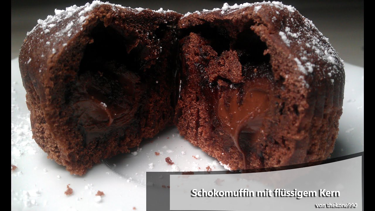 Kochen leicht gemacht - Schokomuffin mit flüssigem Nutella Kern - YouTube