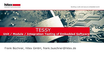 Hitex Webinar TESSY Intro 26 11 2019