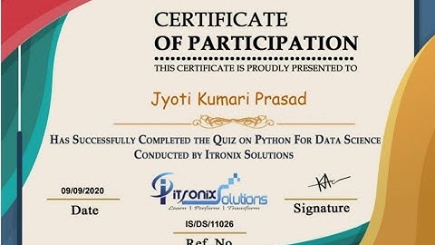 National level online quiz on Python programming||Basic Python Online quiz |Free E-certificate Quiz