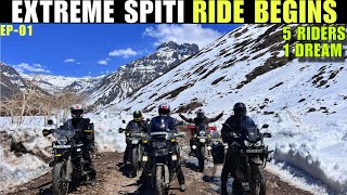 Winter Spiti Ride 2024 Begins | 3 Himlayan 450 | BMW F 850 GSA | Africa Twin |EP-01 Delhi To Rampur