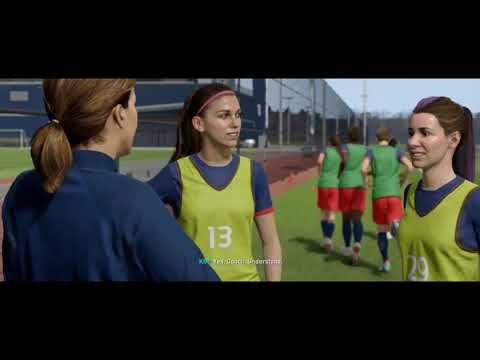 NEW! FIFA19 (cutscenes) - Alex Morgan and Kim Hunter in the Journey - USWNT