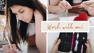 Studio Vlog 2| Baby Booties and Crochet Hook with an LED light | Croby Patterns