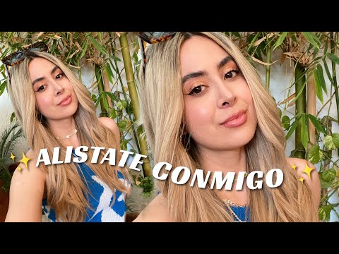 Alístate conmigo para un día casual mientras platicamos (outfit, peinado y maquillaje)