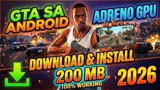 GTA San Andreas Android Download for Adreno GPU | 2026 Tutorial 🔥