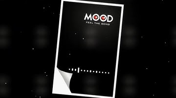 New fullscreen mood feel the music vector page avee player template  kinemaster with template link36
