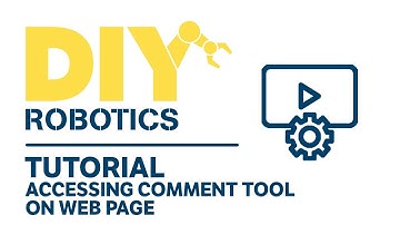 DIY - Tutorial - Accessing comment tool on web page using a Teach Pendant from a FANUC robot.
