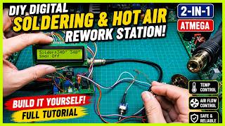 DIY Digital Soldering & Hot Air Rework Station | Complete Build Guide | JLCPCB