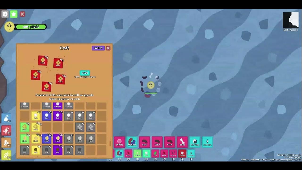 Florr.io Crafting 30 mythics from Crab Kingdom YouTube