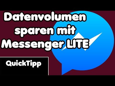 Datenvolumen sparen mit dem Facebook Messenger Lite | QuickTipp