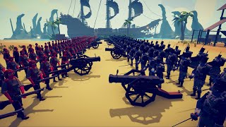 FRENCH ARMY vs PIRATE ARMY - Totally Accurate Battle Simulator TABS screenshot 5