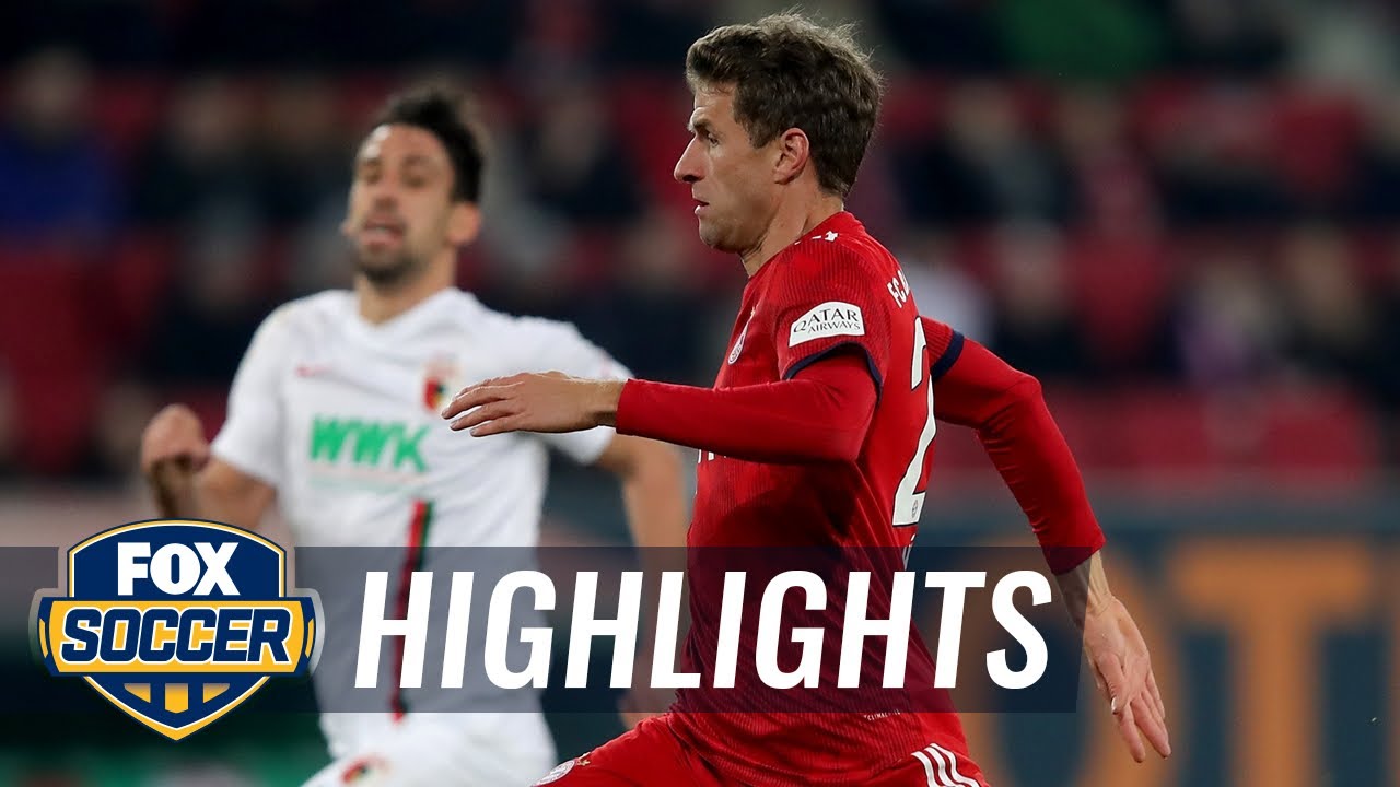 FC Augsburg vs. Bayern Munich | 2019 Bundesliga Highlights ...