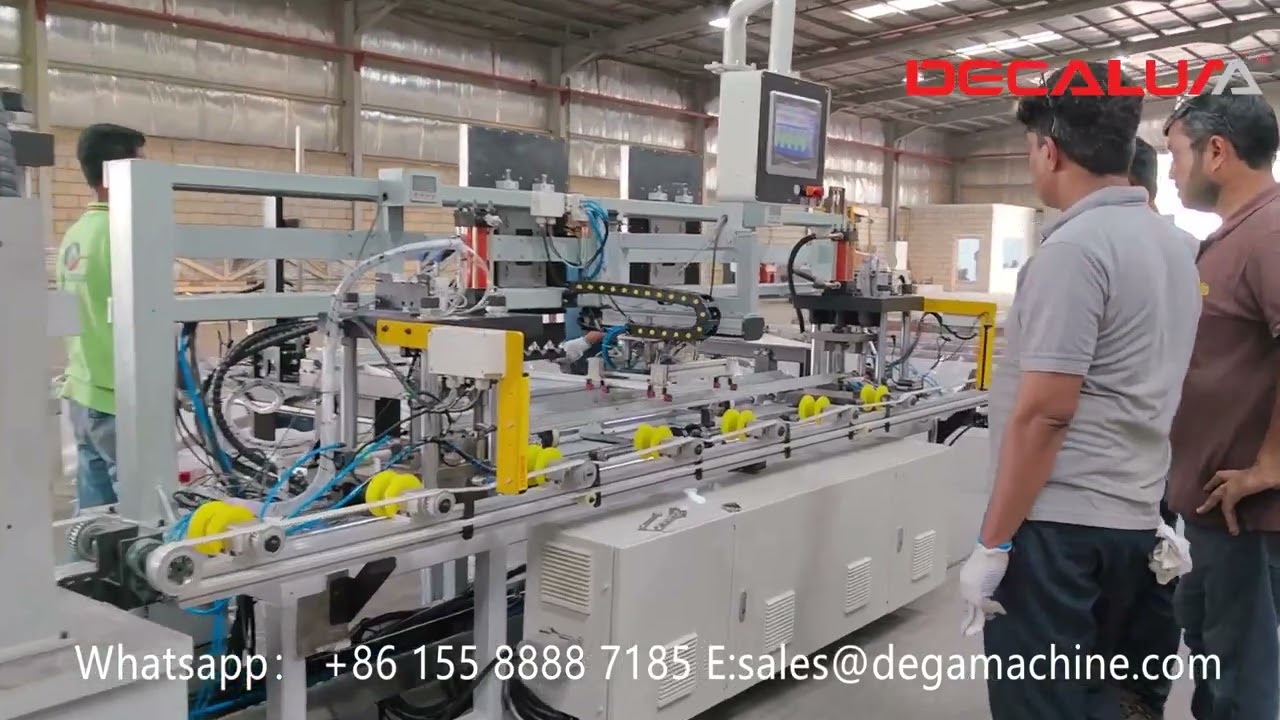 PV Solar Panel Frame Automatic Cutting and Punching Machine