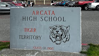 Live at Student Walkout at Arcata High 