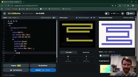 CSS Battle Daily Target - Winding Path