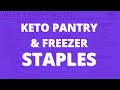 My Keto Pantry Staples │Shopping List for January CLEAN 30 Challenge