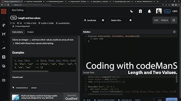 Codewars 7 kyu Length and Two Values. Javascript