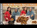 Iftar special ami made palak pakora with tips  ramadan kitchen with amna
