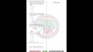 Grade 9 Mathematics Mid Term 1 2026 Exam #cbc #lifeisbutadream #exam