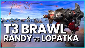T3 Brawling - PRO_rAndy vs PRO_Lopatka- 1v1 Beyond All Reason Cast