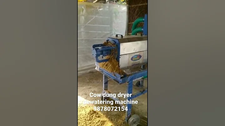 Gobar dryer /cow dung dryer dewatering machine 9878072154
