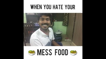 When you hate your hostel mess food - MAGGI ! #shorts