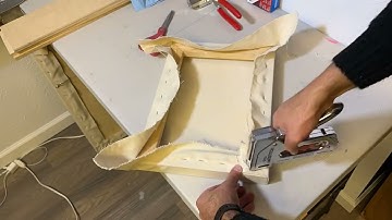 How to stretch a canvas that has folds/creases