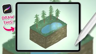 How To Draw Easy Isometric Drawing