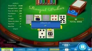 Royal Poker scratch cards game preview screenshot 1