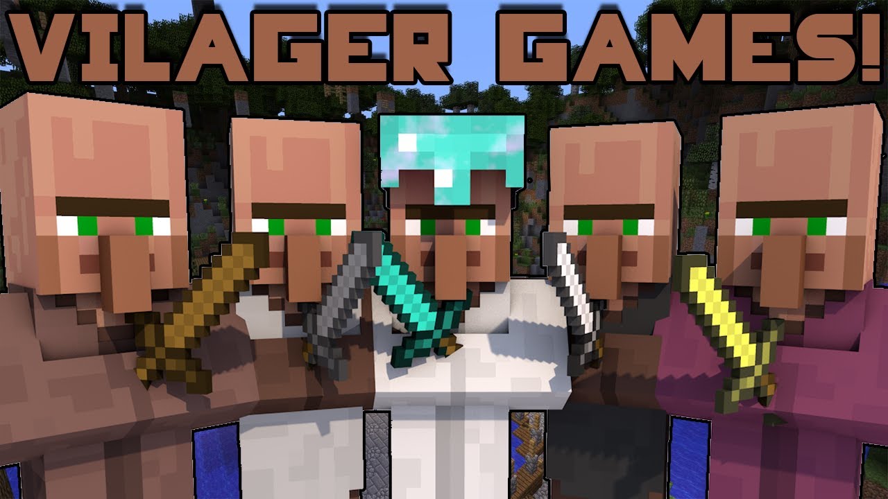 Minecraft Villager Hunger Games! [Mojang April Fool's Joke 2014] [HD