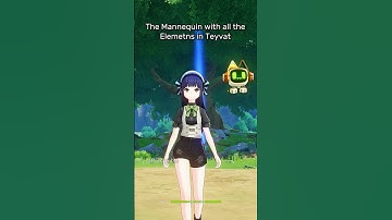 Genshin Impact Mannequin using Elements