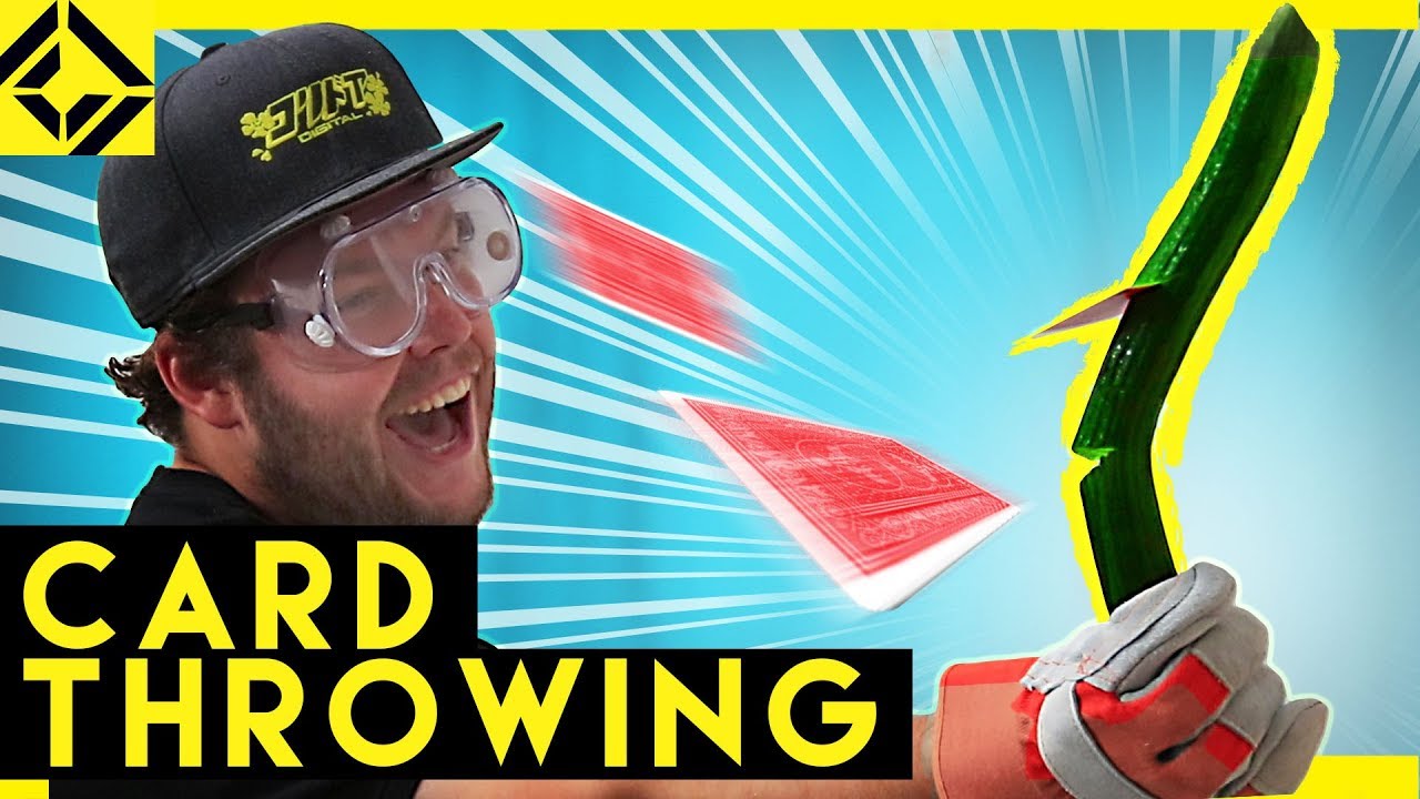 Card Throwing Blows His Mind! - youtube