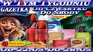 BIEDRONKA – Nowa Gazetka Promocyjna od czwartku 22.05.2025 – Tygodniowe Okazje Które Się Opłacają!